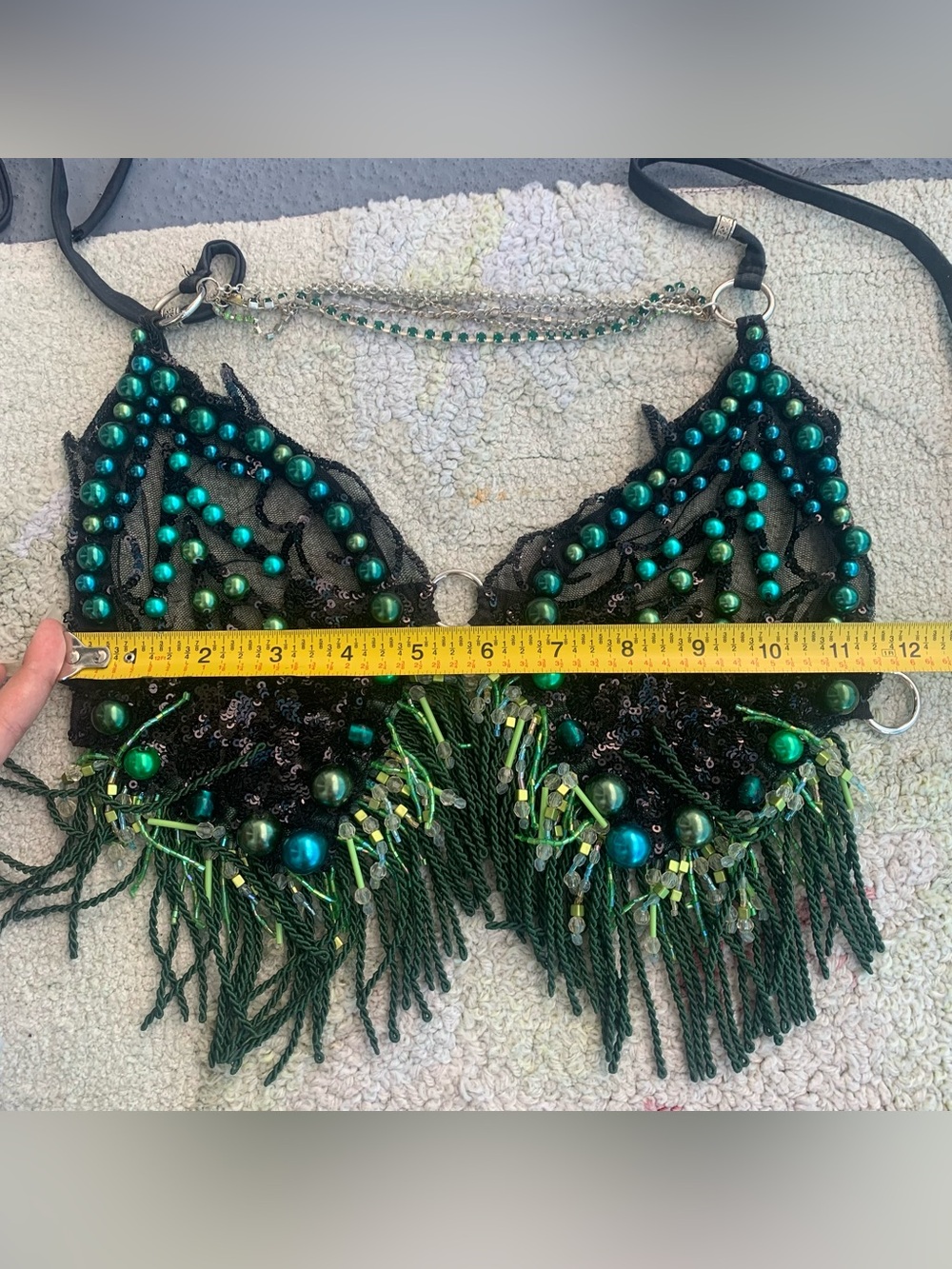 Nasteski The Label Hand-Beaded 2-Piece Rave & Festival Set - Picture 5 of 12